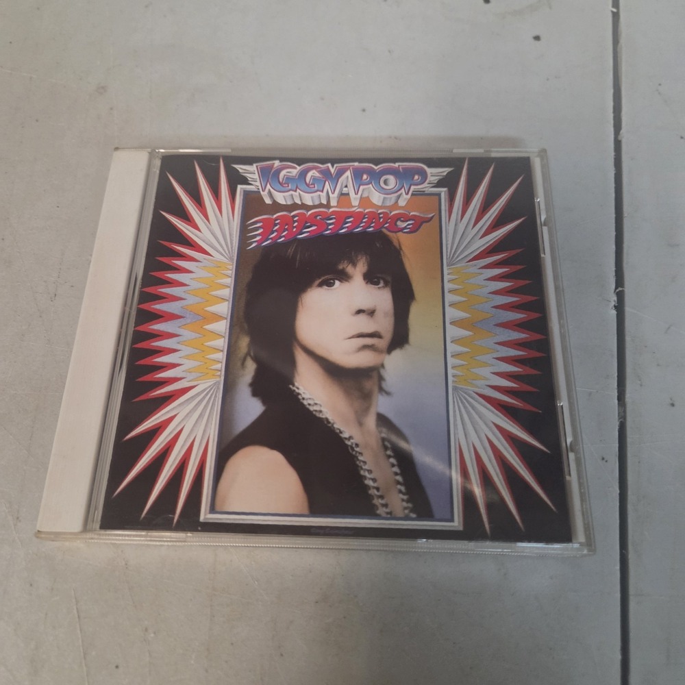 Iggy Pop Instinct Rock CD Album 1988 A&M Records CD 5198/DX 3152